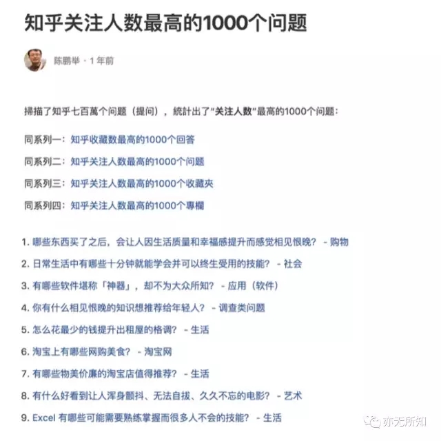 从0到0.1，如何从知乎神贴找到创业机会 经验心得 第1张